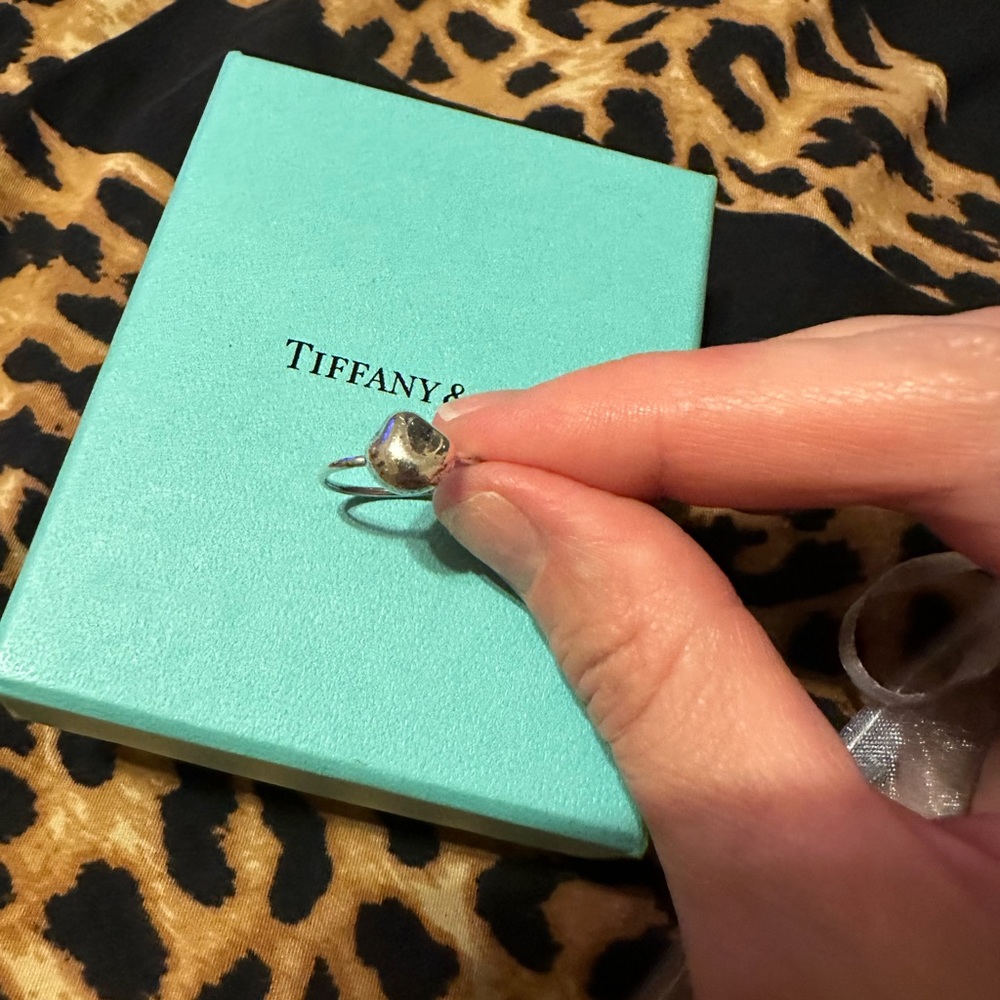 Super Rare Tiffany & Co Vintage 925 Elsa Peretti Nugget Ring